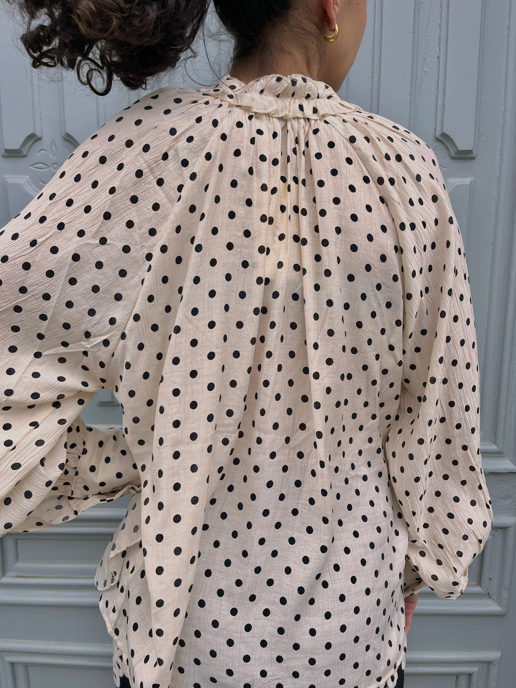 Blouse à pois